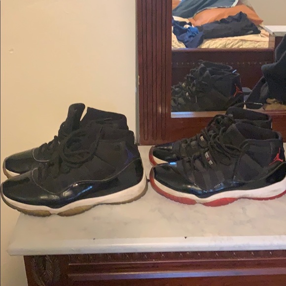 2 pair of Jordan 11s size 10. - Picture 2 of 4